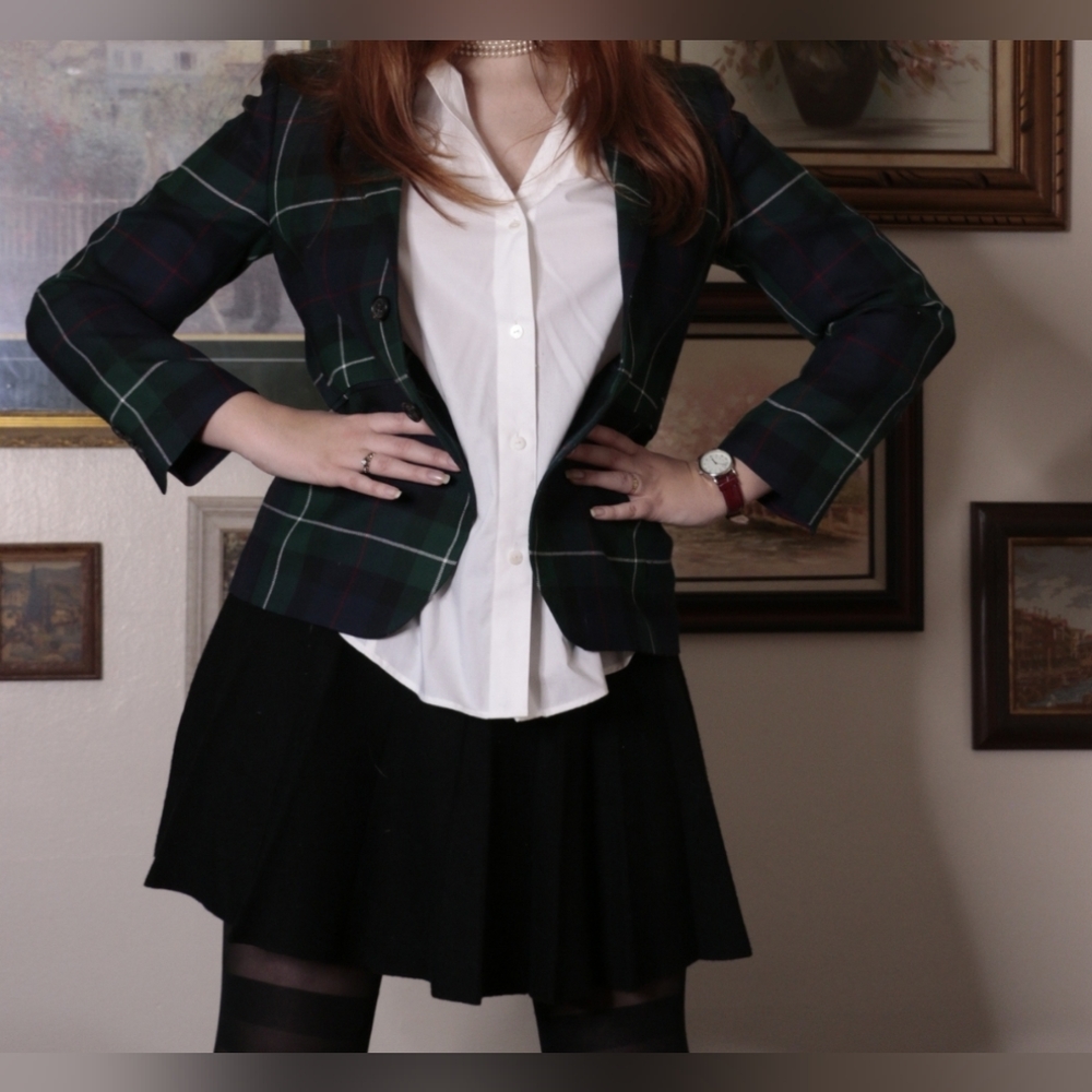 Brooks Brothers Fleece women's blazer ppaid